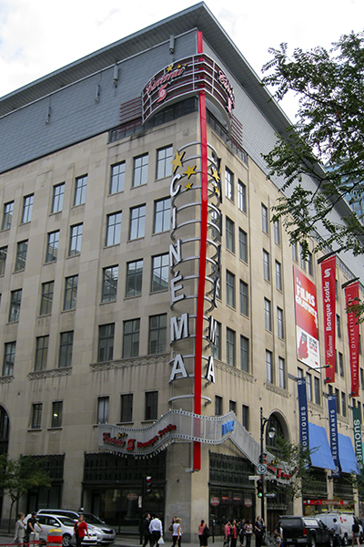 Scotiabank movie theatre in Montreal