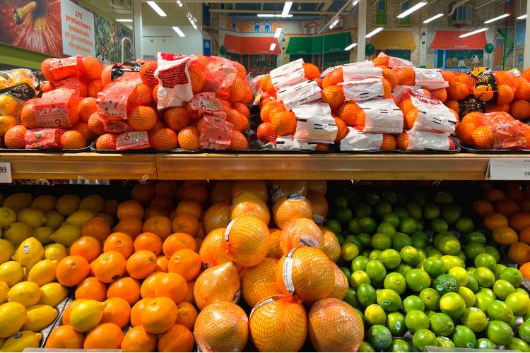 Grocery stores often practice “overstocking,” a method that results in excess food waste in order to entice customers to purchase certain items. Photo by Jillian Reynolds.