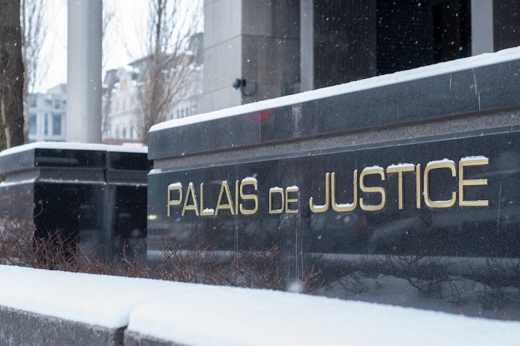The Palais de Justice in Montreal Quebec