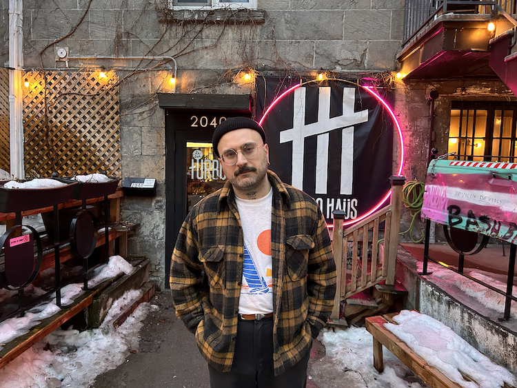 Turbo Haus co-owner Sergio Dasilva stands in front of the venue.