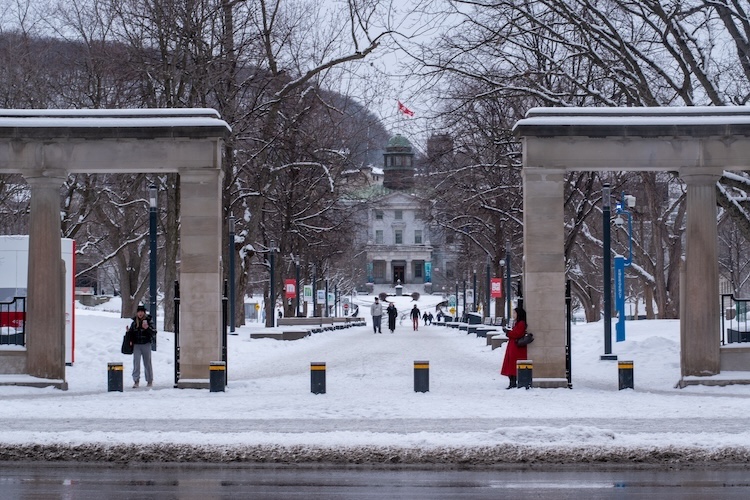 The Rodrick gates at McGill University